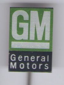 GM General Motors blik speldje ( B_144 )