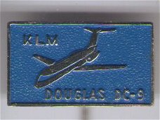 K:M douglas DC-9 vliegtuig speldje ( C_016 )