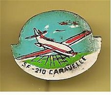 SF-210 Caravelle vliegtuig speldje ( C_044 )