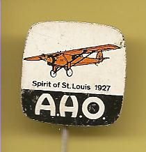 Spirit of St.Louis 1927 blik vliegtuig speldje ( C_049 ) - 1