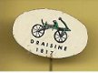 Draisine 1817 blik fiets speldje ( C_084 ) - 1 - Thumbnail