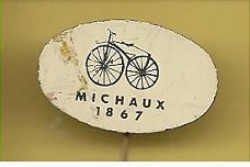Michaux 1867 blik fiets  speldje ( C_087 )