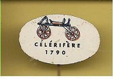Celerififere 1790 blik fiets  speldje ( C_088 )