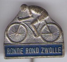 rondje door Zwolle fiets  speldje ( C_090 )