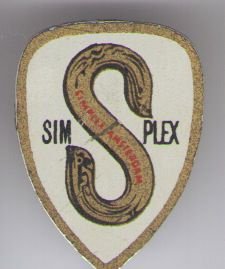 Simplex blik fiets speldje ( C_144 )