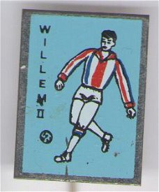 Willem 2  blik voetbal speldje ( Y_019 )