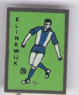 Elinkwijk blik voetbal speldje ( Y_021a ) - 1