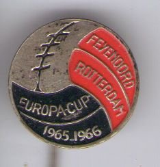 Feijenoord rotterdam europa-cup 1965/66 speldje ( Y_035 ) - 1