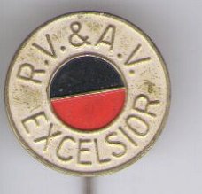 R.V. & A.V. Excelsior voetbal speldje ( Y_079a )