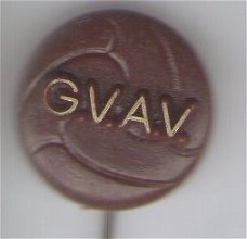 G.V.A.V. plastic voetbal speldje ( Y_086 )