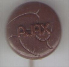 AJAX plastic voetbal speldje ( Y_090 )