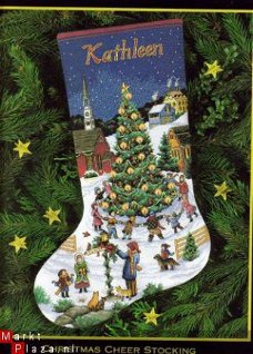 Dimensions Kerstsok Christmas Cheer Stocking