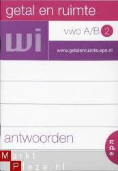 Getal ruimte VWO A/B 2 Antwoorden isbn: 9789011078352