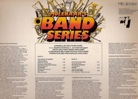 Koninklijke Militaire Kapel -Molenaar’s Band-unieke serie LP - 2