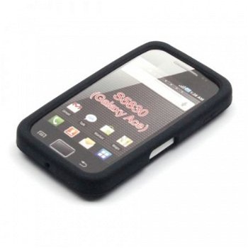 Siliconen Hoesjes voor Samsung S5830 Galaxy Ace, Paars, €4.9 - 1