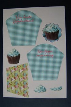 nr.219 knipvel CUPCAKE - 1