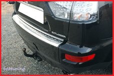 Rvs bumperbescherming Mitsubishi Outlander (Nieuw Model)