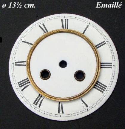 === Wijzerplaat = regulateur = Emaillé = oud === 14330 - nr. 1
