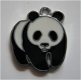bedeltje/charm emaille :panda 2 - 25x21 mm (nog 5 st.) - 1 - Thumbnail