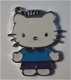 bedeltje/charm emaille :hello kitty boy blauwe trui-20x25 mm - 1 - Thumbnail