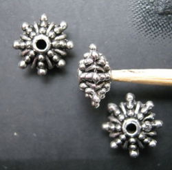 tibetaans zilveren spacers 17 - 12x6 mm