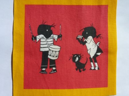 ** Quilt block / knutsellapje Jip & Janneke (G13) - 1