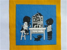 ** Quilt block / knutsellapje Jip & Janneke (G11)