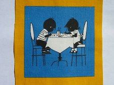 ** Quilt block / knutsellapje Jip & Janneke (G8)