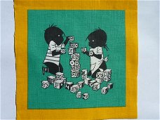 ** Quilt block / knutsellapje Jip & Janneke (G6)