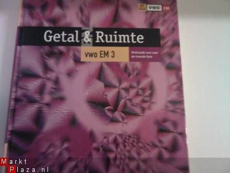 Getal en Ruimte VWO EM 3 leerboek isbn: 9789011039391 - 1