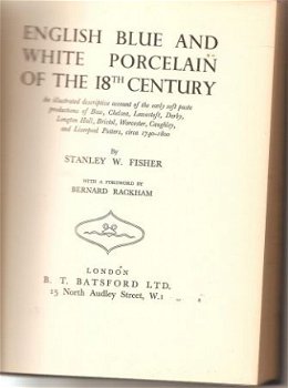 Stanley W.Fisher - English blue and white porselain op the - 1