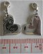 Love : Charm hartje joy 21 x 18 mm. - 1 - Thumbnail