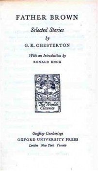 Father Brown. Selected stories by G.K. Chesterton - 1