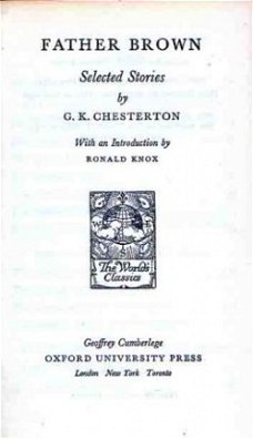 Father Brown. Selected stories by G.K. Chesterton