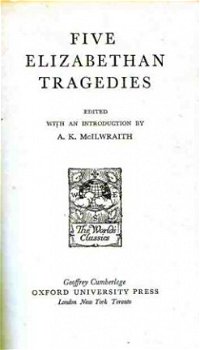 Five Elizabethan tragedies - 1
