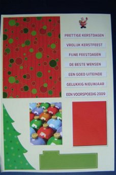 nr.325 KERST knipvel  Kerstballen