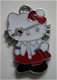 bedeltje/charm emaille:kitty piraat rood - 27x18 (nog 6st) - 1 - Thumbnail