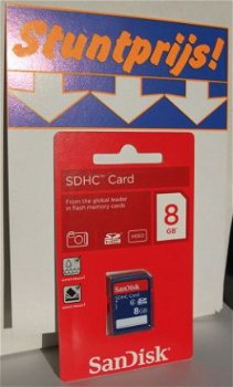 Camera / SanDisk / Sdhc card 8 gb nieuw - 1