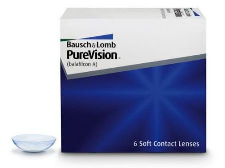 PureVision 6 Silicone Hydrogel Maandlenzen, BC8.6, €43 - 1