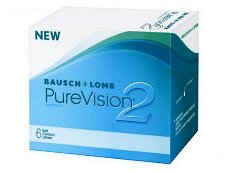 PureVision 2HD, 6 Silicone Hydrogel Maandlenzen, BC8.6,€40
