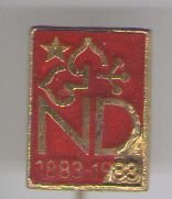 ND 1883-1983 emaille speldje ( D_065 ) - 1