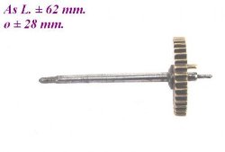 === Minuutrad + as = comtoise = oud === 14597