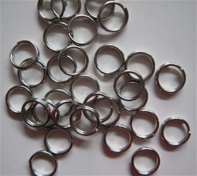splitringetjes nikkel - 6 mm : 50 voor 0,50 - 1