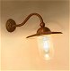 Koperen stallamp Marano diagonaal - 1 - Thumbnail