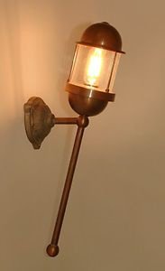 Koperen lantaarn Tors staaf (design) stallamp - 1