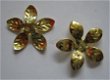 bead caps K(gold plated) 15 mm: 10 voor 0,75 - 1 - Thumbnail