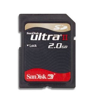 Sandisk Ultra-II 2.0GB SD-kaart, Nieuw, €27.95 - 1