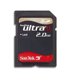 Sandisk Ultra-II 2.0GB SD-kaart, Nieuw, €27.95