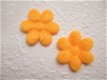 Bont bloem ~ 3 cm ~ Oranje / geel - 1 - Thumbnail
