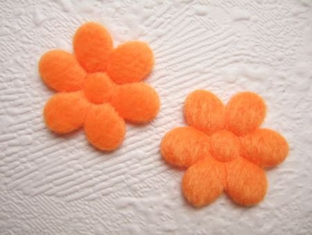 Bont bloem ~ 3 cm ~ Oranje - 1
